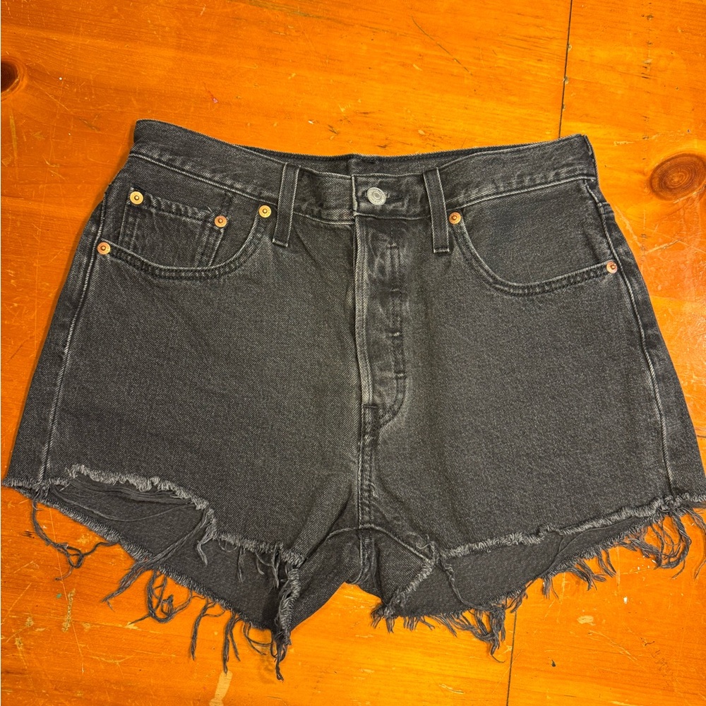 Levi’s Black Denim Shorts